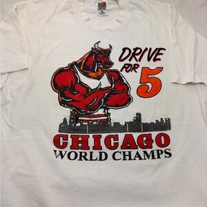Chicago Bulls 90s Drive for 5 T Shirt XL